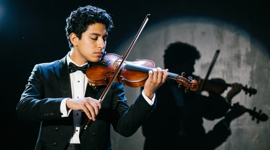 La sombra del violinista