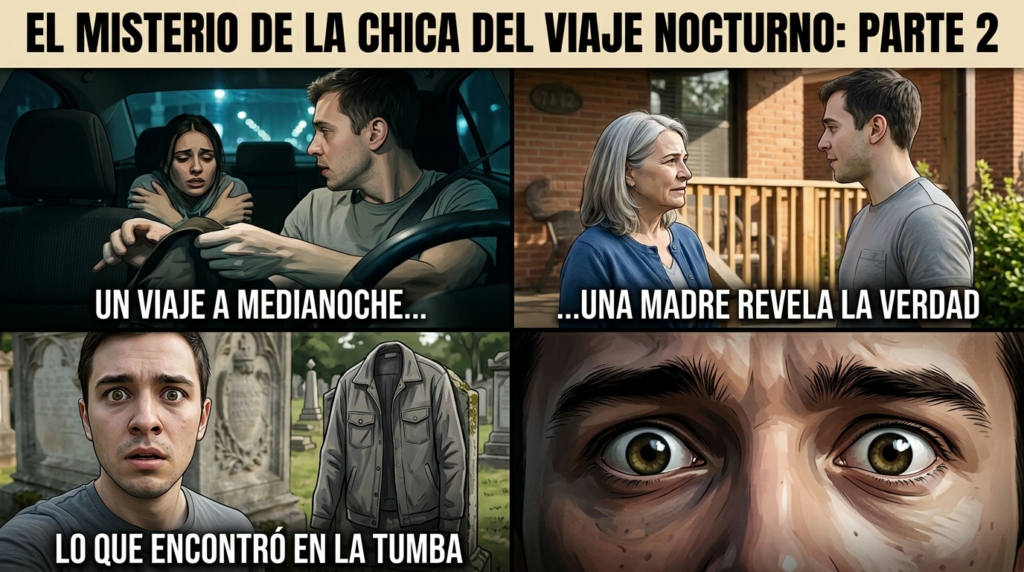 EL MISTERIO DE LA CHICA DEL VIAJE NOCTURNO: LO QUE ENCONTRÓ EN EL CEMENTERIO TE HELARÁ LA SANGRE (Parte 2) 👻🚕